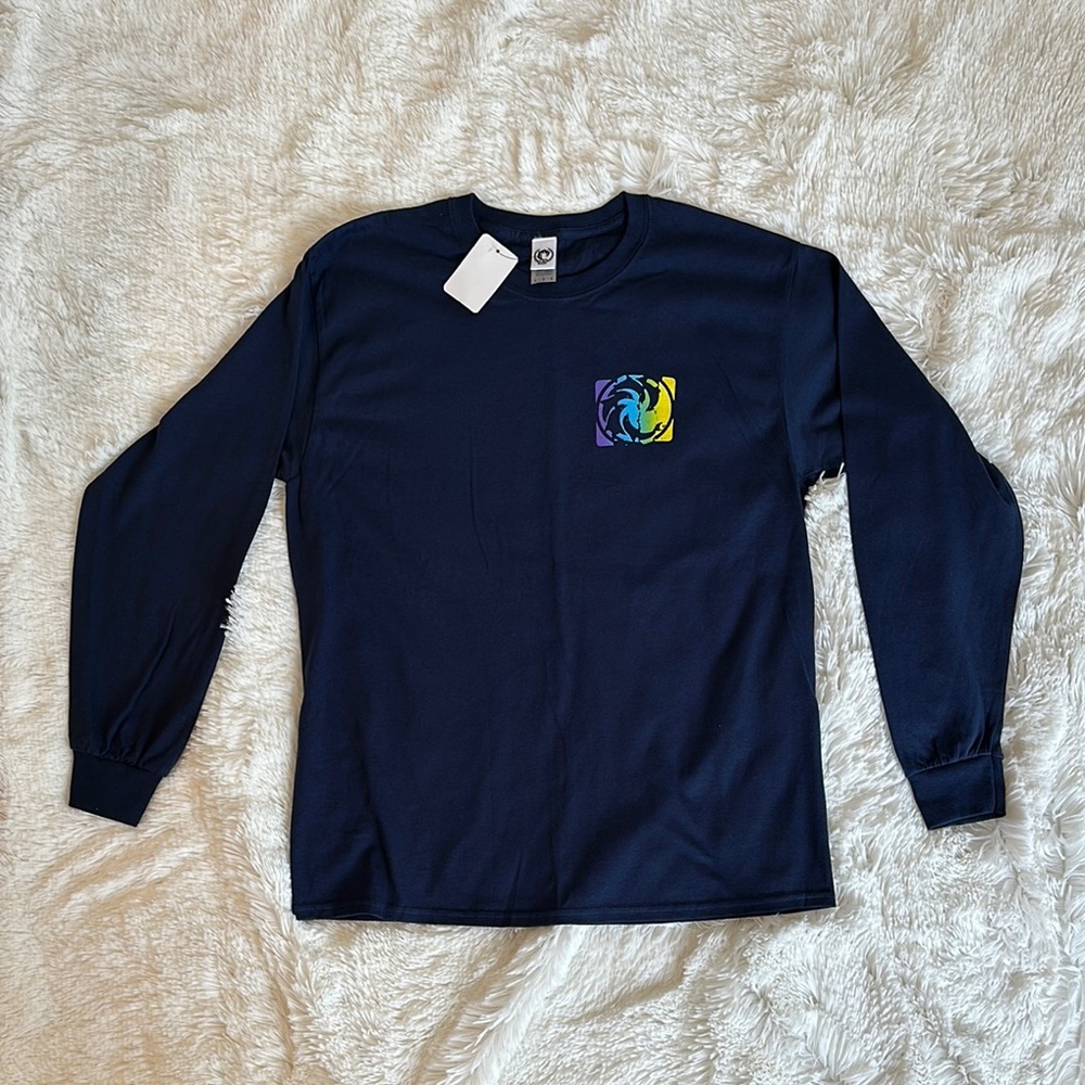 Navy Blue Long Sleeve Shirt
